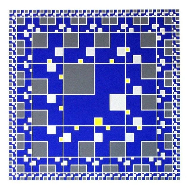 Flat Takaaki Matsumoto 1991 Screenprint, signed and numbered in pencil Edition: 55 24 x 24 in. (60.96 x 60.96 cm) A bright...