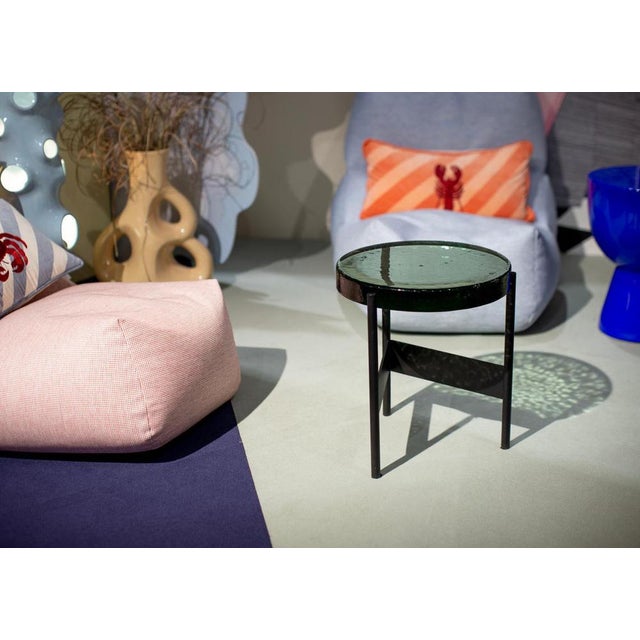 Contemporary Alwa Two 5600WB Side Table with White Top and Black Base by Sebastian Herkner for Pulpo For Sale - Image 3 of 4