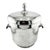 This elegant lidded ice bucket was produced by the esteemed F.B. Rogers Silver Company, a respected American silver...