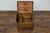 Brown Victorian Faux Book Trunk on Base Table with Storage, 19th Century Accent Piece For Sale - Image 8 of 12