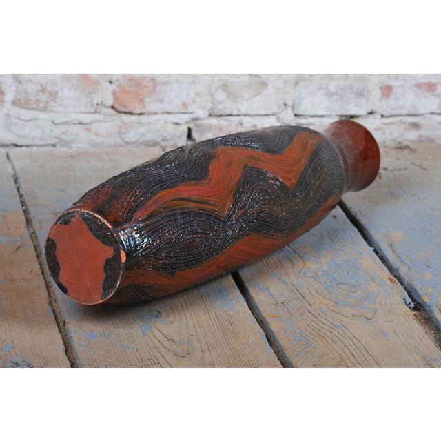 Mid-Century Vase in Ceramic, Czech, 1950s For Sale - Image 9 of 10