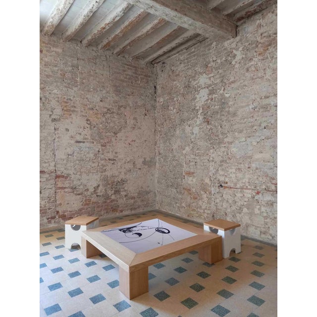 Contemporary Artistica Sei Table by Meccani Studio for Meccani Design For Sale - Image 3 of 5