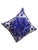 Moroccan woolen pillows are hand-woven from natural white wool, as well as natural wool colored in an attractive blue...
