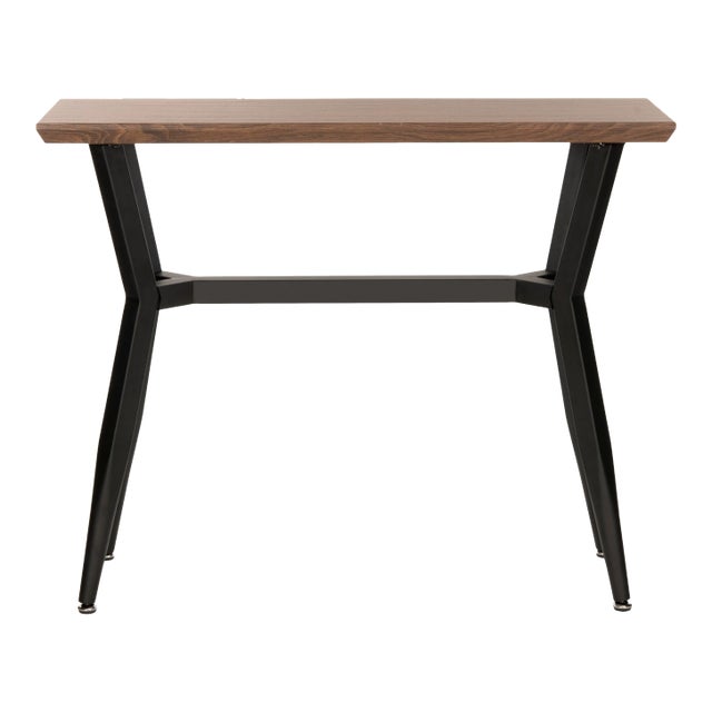Modern Console Table in Brown & Black For Sale