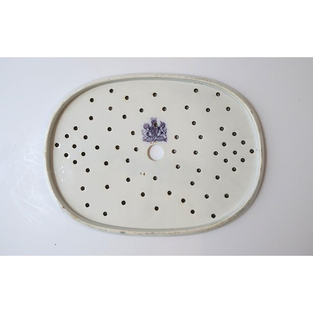 English Faux-Bamboo Mahogany Accent Drinks Table With Porcelain Top, Circa Early-20th C For Sale - Image 12 of 14