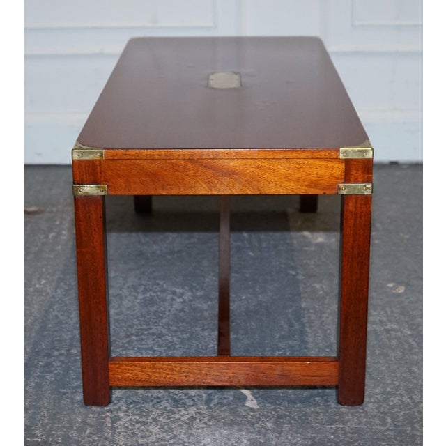 Military Campaign Coffee Table from Harrods Kennedy London For Sale - Image 11 of 16