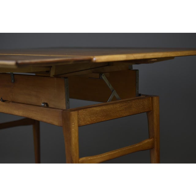 Mid-Century Swedish Teak Extendable Coffee Table from Emmaboda Möbelfabrik, 1950s For Sale - Image 12 of 16