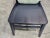 Set of 6 Pottery Barn Black X Back Dining Chairs With Green Striped Padded Seats For Sale - Image 12 of 13