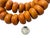 1980s Vintage African Necklace/ Currency 50 Amber Beads Nigeria For Sale - Image 5 of 7
