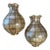 Pair of Capiz Shell and Brass Wall Sconces Large, 1970s For Sale