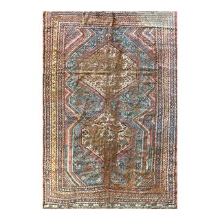 Antique Persian Qashqai Rug, as Is For Sale