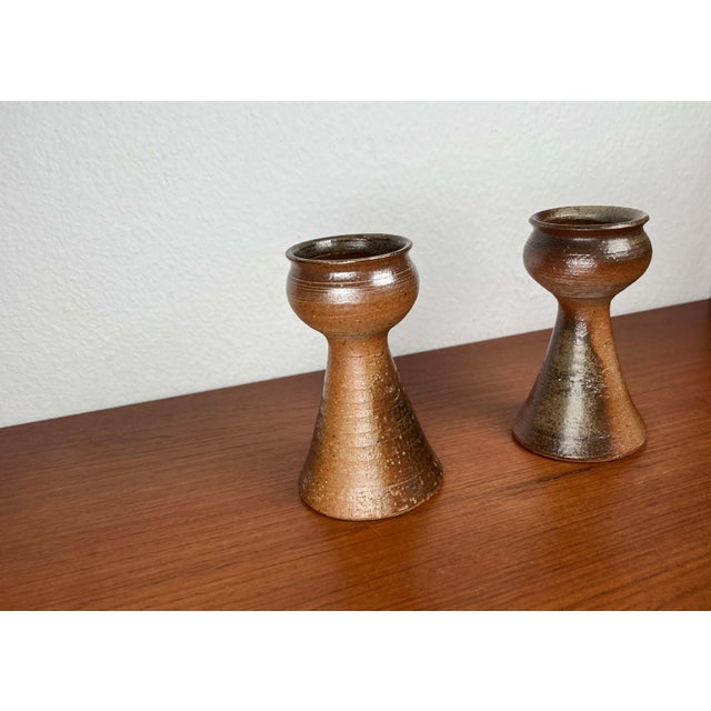 Mid-Century Modern Danish Studio Pottery Candleholder from Gunni Nordström, 1960s, Set of 2 For Sale - Image 17 of 18