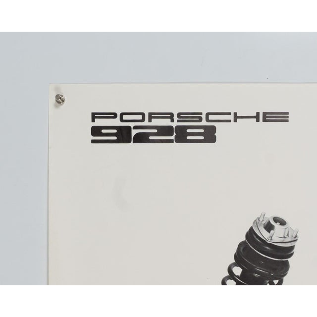 Porsche 928 Rear Axle Poster, 1970s For Sale - Image 6 of 9