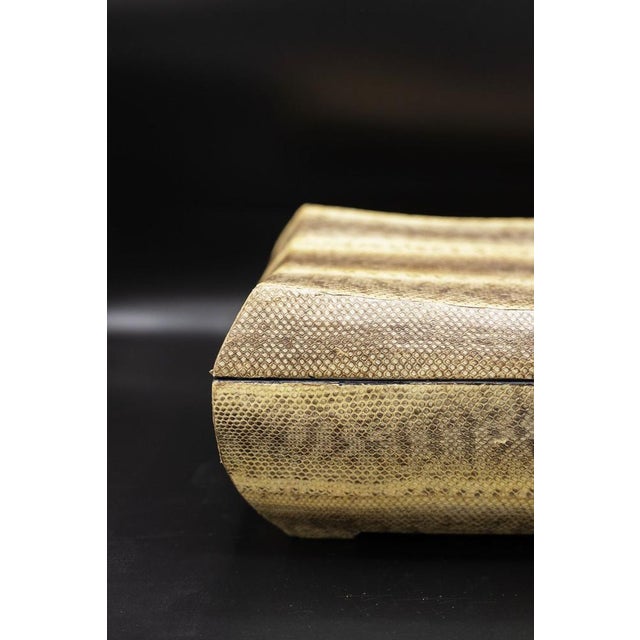 Jewellery Box in Leatherette and Velvet, 1920s For Sale - Image 10 of 14