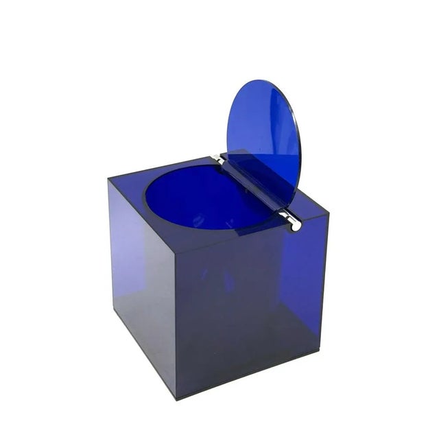 Space Age Blue Plastic Ice Bucket by Cini & Nils for Studio Opi, Italy, 1970s For Sale - Image 13 of 18