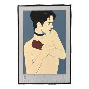 1985 Patrick Nagel "Commemorative #6" Serigraph Print