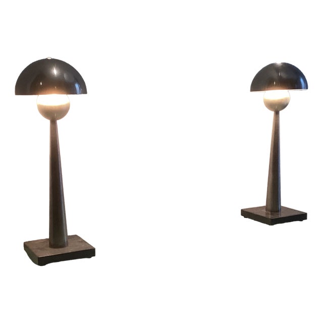 Table Lamps by Jan Pauwels for Quasar, Netherlands, 1990, Set of 2 For Sale