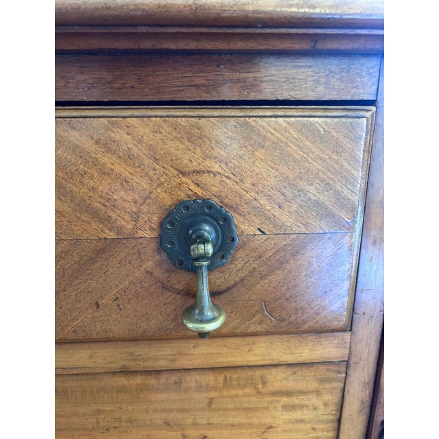 Antique French Walnut 2-Part Buffet with Sideboard, Early 20th Century For Sale - Image 5 of 16