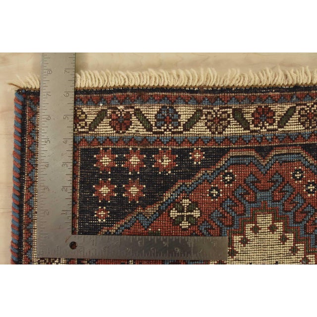 Red Yalameh Rug 1’10” X 2’11” Red Wool Vintage Tribal Hand-Knotted Carpet For Sale - Image 8 of 8
