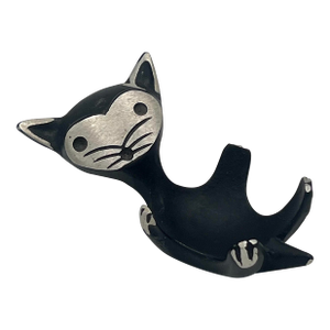 1970s Vintage Modernist Cat-Form Utensil Rest