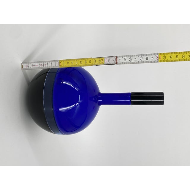 Black Murano Glass Decanter by Timo Sarpaneva Veri for Venini, Italy, 1990s For Sale - Image 8 of 12