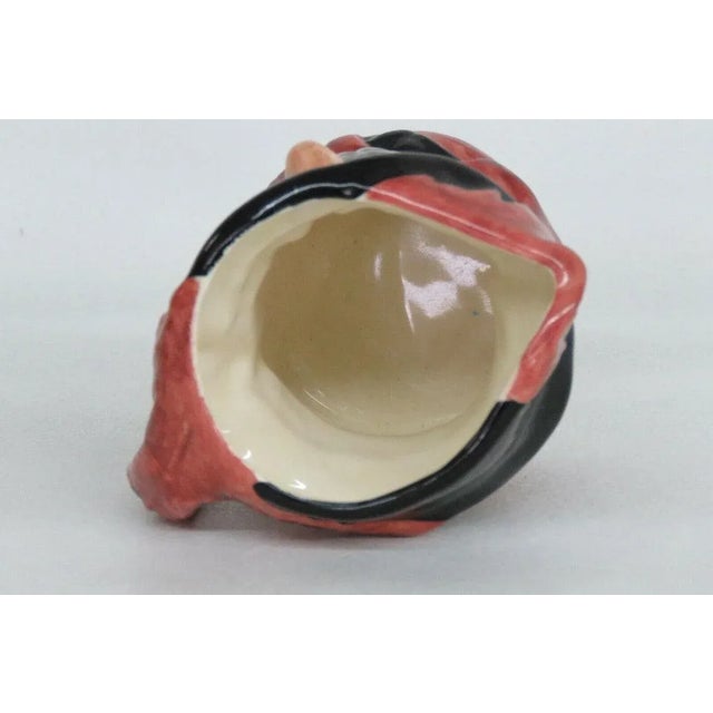 1940s Royal Doulton Falstaff D6385 English Small Porcelain Character Mug For Sale - Image 5 of 11