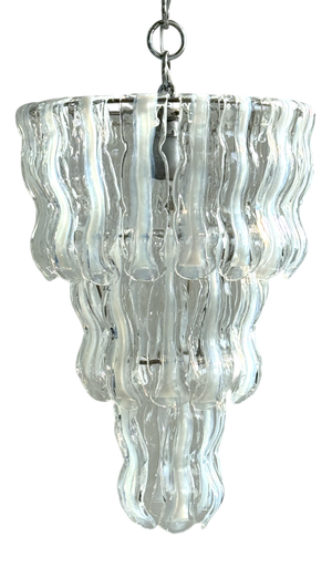 Mid-Century Italian Murano Glass Chandelier, 1970s