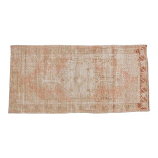 Vintage Distressed Oushak Rug Runner - 2'7" X 5'2" For Sale