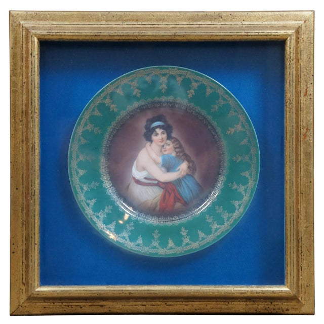 Antique Hutschenreuther Royal Vienna Porcelain Portrait Plate Le Brun Beehive For Sale - Image 12 of 12