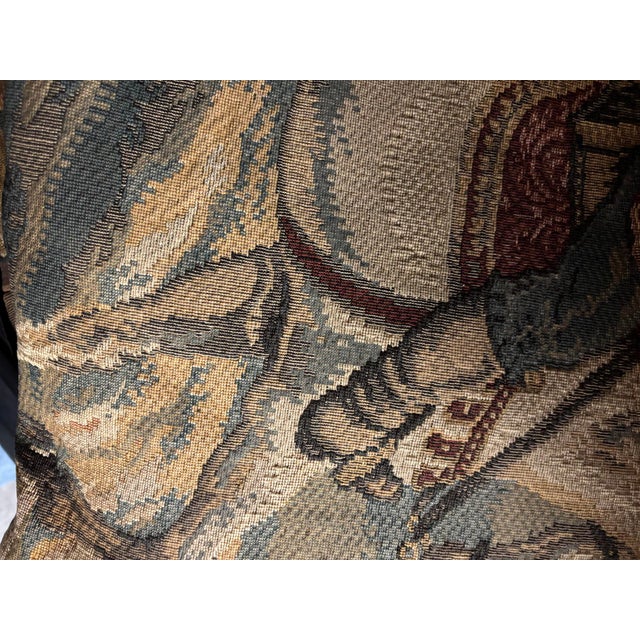 French Point De Loiselles Hunting Tapestry After Cesare Detti, Circa 1970-80 For Sale - Image 11 of 11