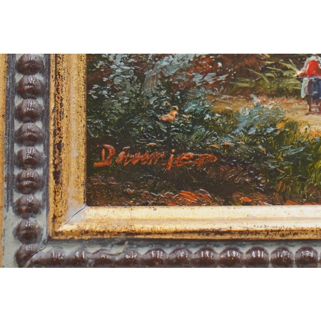 Pair of Oil on Board Landscape Paintings - Signed For Sale - Image 11 of 13