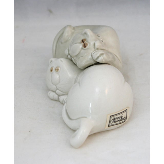 Vintage Fitz & Floyd Napping Cats Ceramic Salt and Pepper Shakers These vintage salt and pepper shakers were made in...