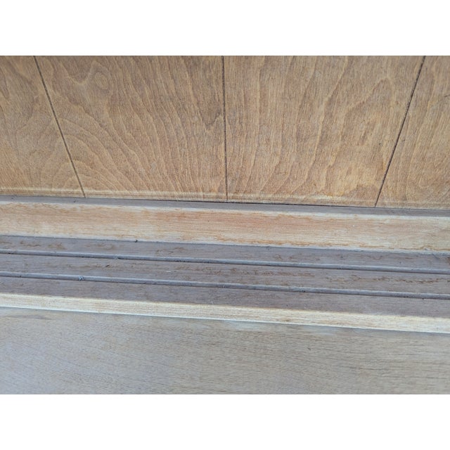 Unfinished 1970s Ethan Allen Open Maple Hutch For Sale - Image 10 of 10