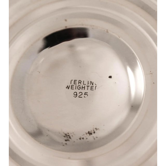 1940s Sterling Compotes - A Pair For Sale In New York - Image 6 of 7