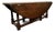 Antique English Oak Coffee Table Drop Leaf Jacobean Wake Table Gateleg C1930 For Sale