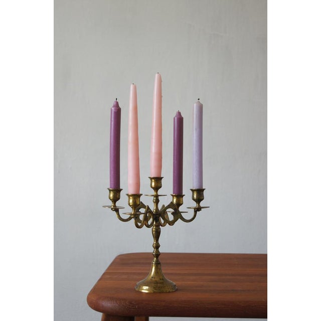 Brass Candleholder from Scandia Massing, 1950s For Sale - Image 3 of 7