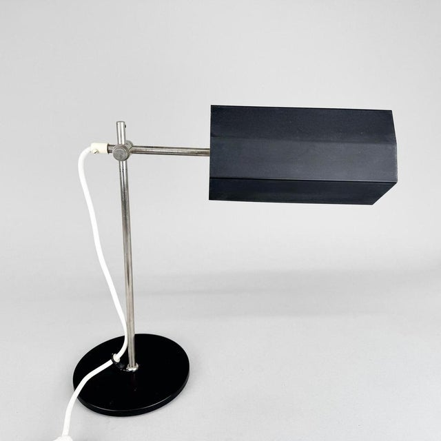 Mid-Century Minimalist Adjustable Table Lamp, Czechoslovakia, 1970s For Sale - Image 13 of 15