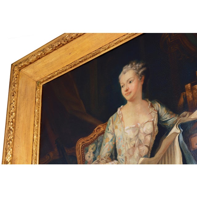 2000 - 2009 Angelo Granati, Portrait of a Noblewoman, Oil on Canvas, Framed For Sale - Image 5 of 7