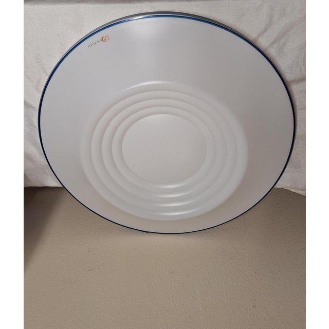 1990s Vintage Ceiling Lamp with White Plastic Shade from S-Licht-Design, 1990s For Sale - Image 5 of 9