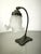 1960s Table Lamp with Satin-Finished Decorated Glass, 1960s For Sale - Image 5 of 7