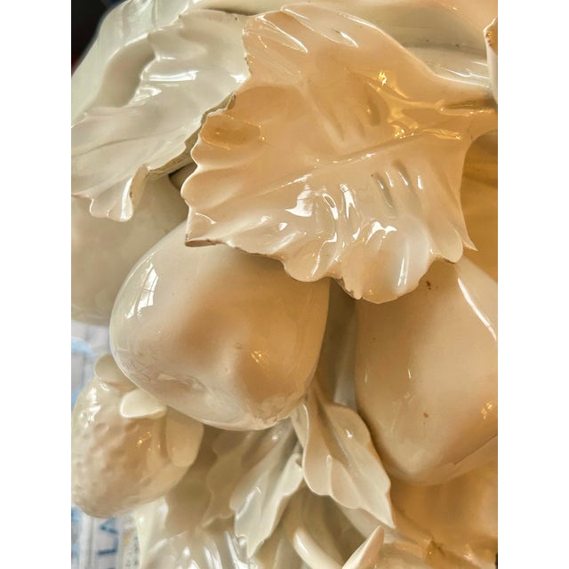 Vintage Capodimonte Style Blanc De Chine Ceramic Wall Bracket For Sale - Image 4 of 12