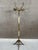 Vintage Italian Onyx Marble and Brass Hall Coat Rack with Rotating Crown and Sculptural Base, 1960s For Sale - Image 12 of 13