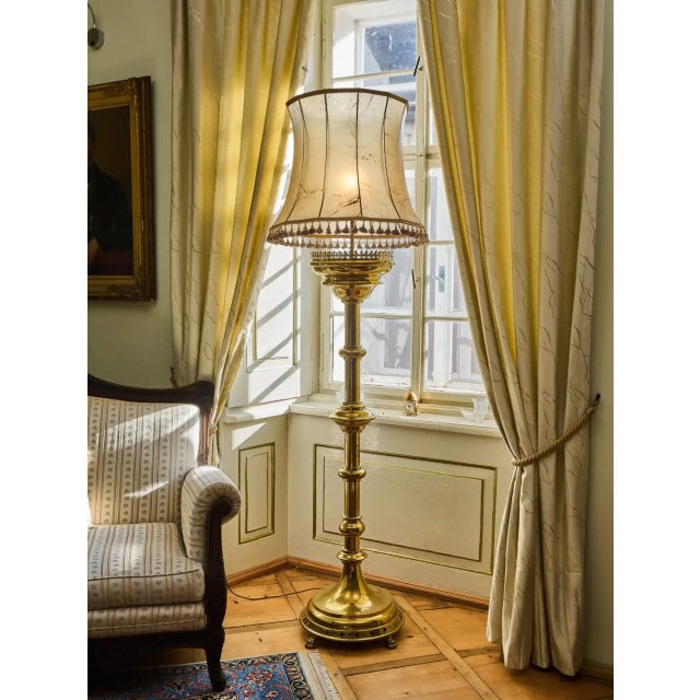 Large Gothic Style Floor Lamp For Sale - Image 4 of 12