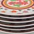 Vintage Heinrich & Co. “Gypsy” Floral Porcelain Dessert Plates, Set of 6, Germany For Sale In Dallas - Image 6 of 8