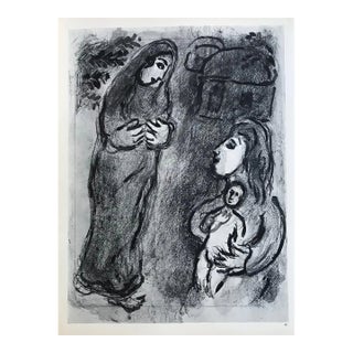 1960s Marc Chagall P12 Drawings for the Bible Hagar Driving Out For Sale