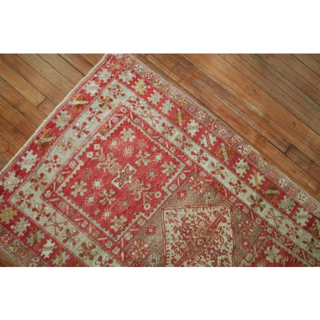 Antique Zabihi Collection Turkish Sivas Small Rug - 3' x 4'9" For Sale - Image 4 of 7