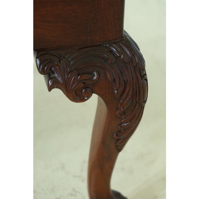 Stickley Stickley Ball & Claw Carved Mahogany Arm Chairs - a Pair For Sale - Image 4 of 12