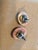 Mid-Century Modern Vintage Mexican Fire Opal Cabochon Earrings, Pair For Sale - Image 3 of 3