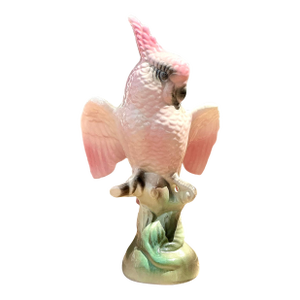 Vintage MCM Glazed Ceramic Bird