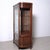 Louis XVI Art Nouveau Semi-Circular Mahogany Display Cabinet, Italy, 1890s For Sale - Image 11 of 18